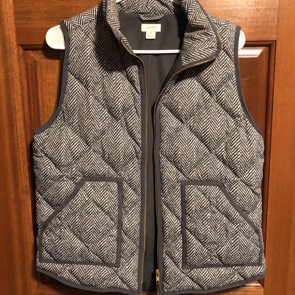 JCrew Herringbone Vest